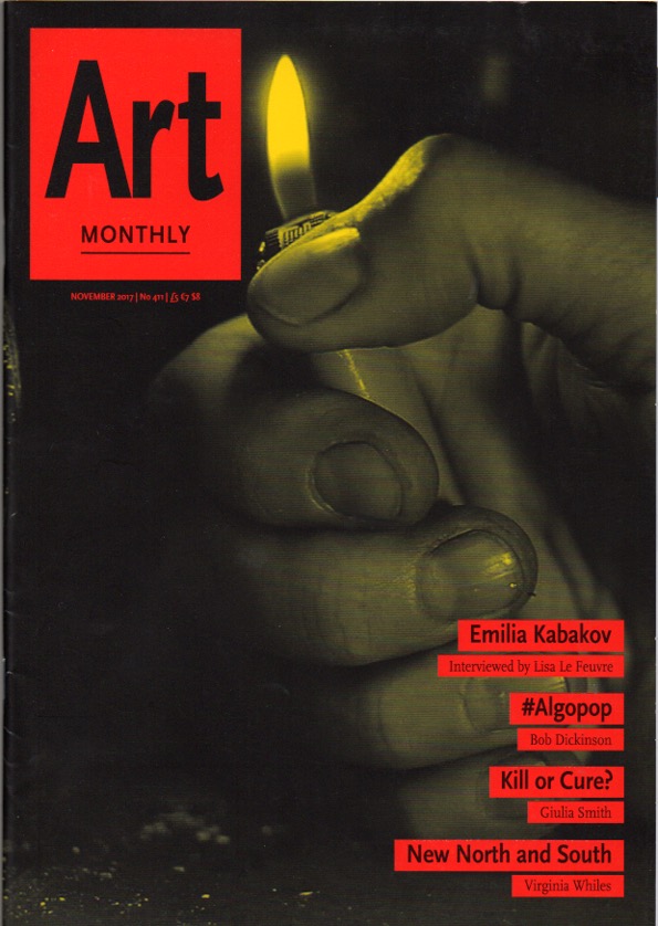 art monthly cover